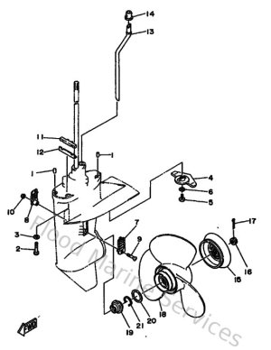 Diagram for Lower Casing & Drive 2