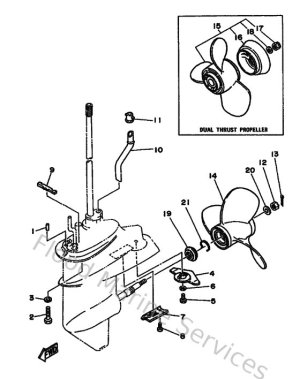 Diagram for Lower Casing & Drive 2