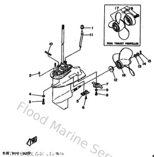 Diagram for Lower Casing & Drive 2