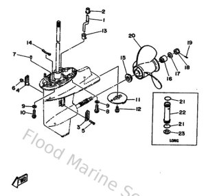 Diagram for Lower Casing & Drive 2