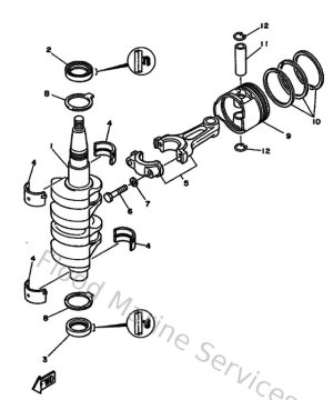 Diagram for Crankshaft & Piston