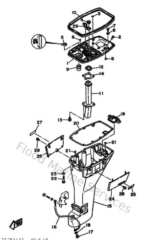 Diagram for Upper Casing