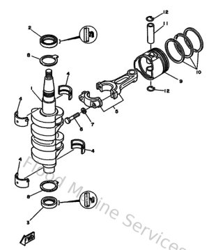 Diagram for Crankshaft & Piston