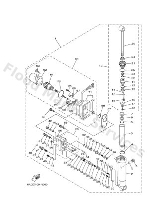 Diagram for POWER TILT ASSY