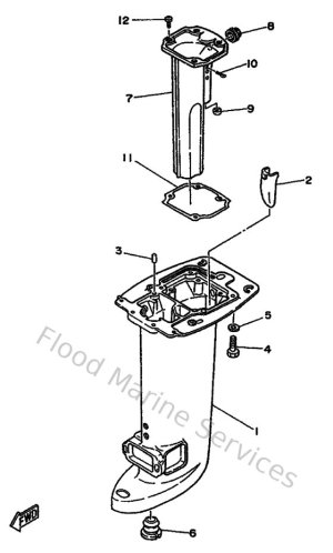 Diagram for Upper Casing