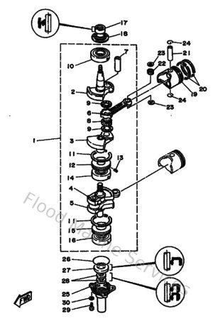 Diagram for Crankshaft & Piston