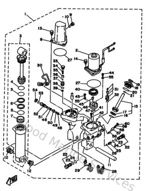 Diagram for Power Trim & Tilt Assy