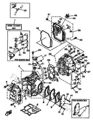 Diagram for Cylinder & Crankcase