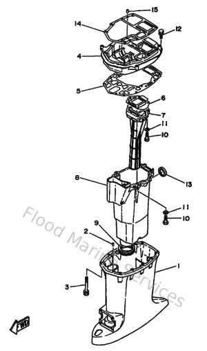Diagram for Upper Casing