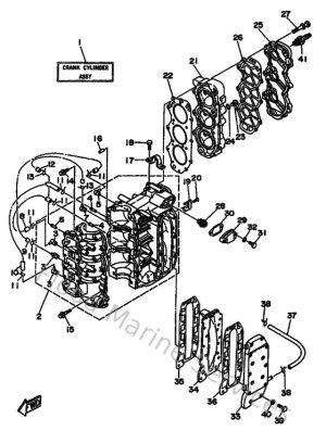 Diagram for Cylinder & Crankcase