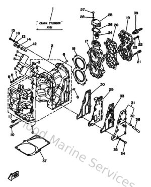 Diagram for Cylinder & Crankcase