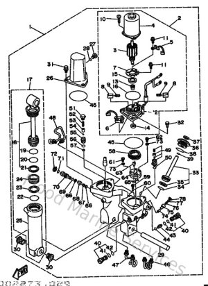 Diagram for Power Trim & Tilt Assy