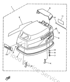 Diagram for Capot Supprieur
