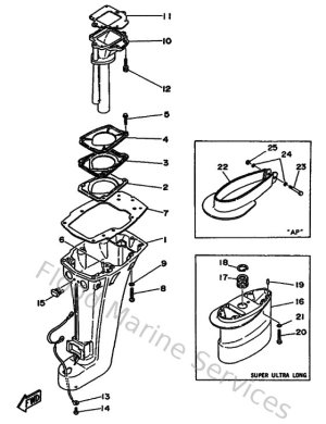 Diagram for Upper Casing