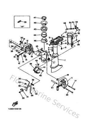 Diagram for Upper Casing & Bracket