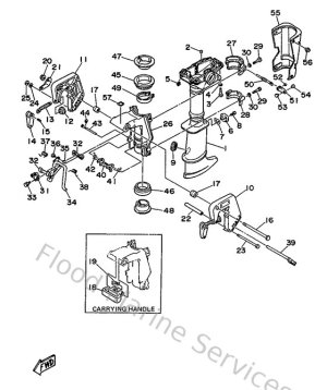 Diagram for Upper Casing . Bracket