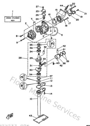 Diagram for Cylinder. Crankcase