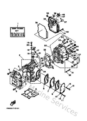 Diagram for Cylinder & Crankcase