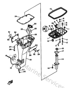 Diagram for Upper Casing