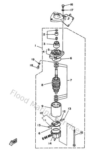 Diagram for Alternate 1 (DEMARREUR ELECTRIQUE COMPLET)