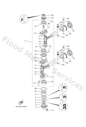 Diagram for CRANKSHAFT & PISTON