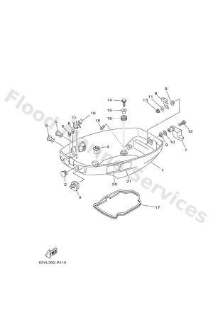 Diagram for BOTTOM COWLING