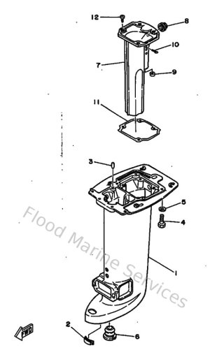 Diagram for Upper Casing