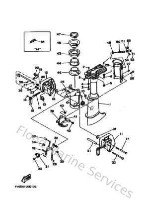 Diagram for Upper Casing & Bracket