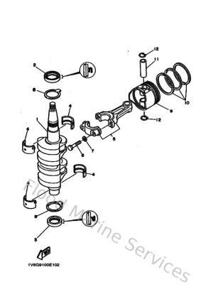 Diagram for Crankshaft & Piston