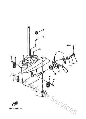 Diagram for Lower Casing & Drive 2