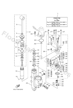 Diagram for POWER TRIM & TILT ASSY 1