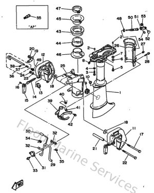 Diagram for Upper Casing & Bracket