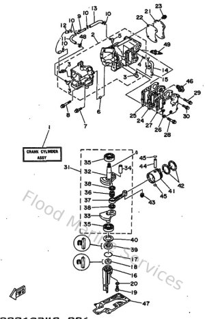 Diagram for Cylinder & Crankcase
