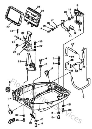 Diagram for Bottom Cowling