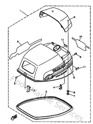 Diagram for Top Cowling