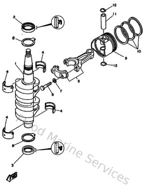 Diagram for Crankshaft & Piston