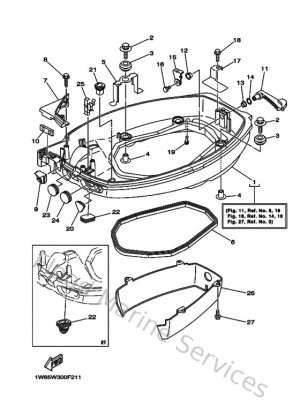Diagram for Bottom Cowling