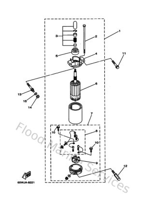 Diagram for Starting Motor