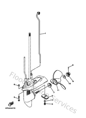 Diagram for Lower Casing & Drive 2
