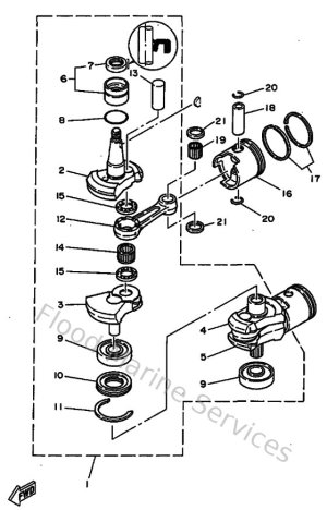 Diagram for Crankshaft & Piston
