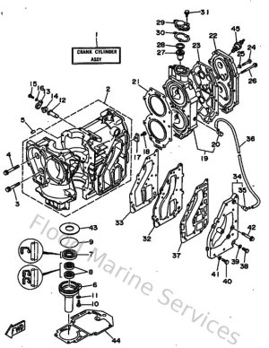 Diagram for Cylinder & Crankcase
