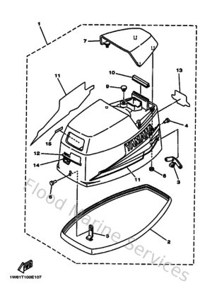 Diagram for Top Cowling