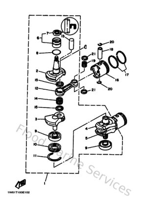 Diagram for Crankshaft & Piston