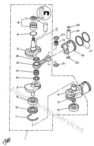 Diagram for Crankshaft & Piston