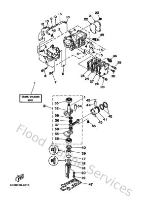 Diagram for Cylinder & Crankcase
