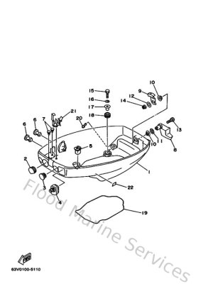 Diagram for Bottom Cowling