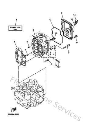 Diagram for Cylinder & Crankcase 2
