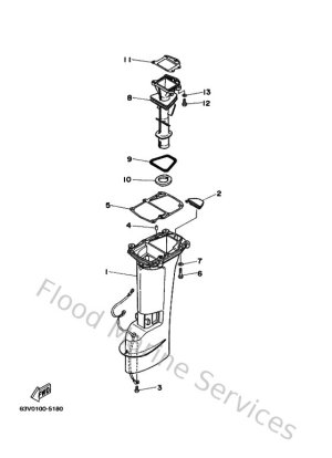 Diagram for Upper Casing