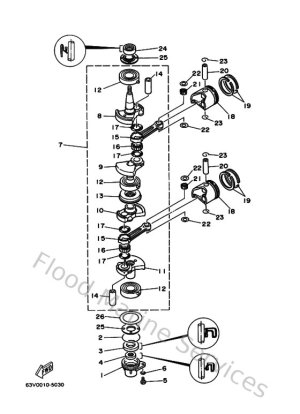 Diagram for Crankshaft & Piston