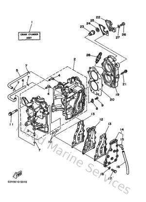 Diagram for Cylinder & Crankcase